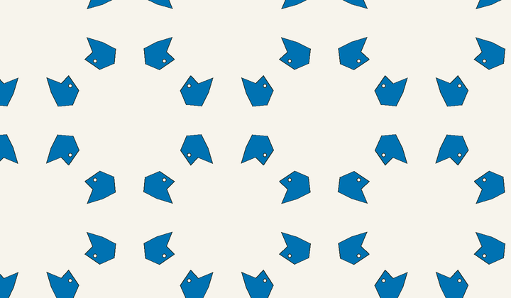 Static perfect 1-colouring for group g128: asymmetric motifs carry phase colours for Conway type *442.