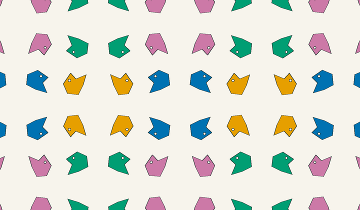 Static perfect 4-colouring for group g137: asymmetric motifs carry phase colours for Conway type 4*2⁴/*2222.