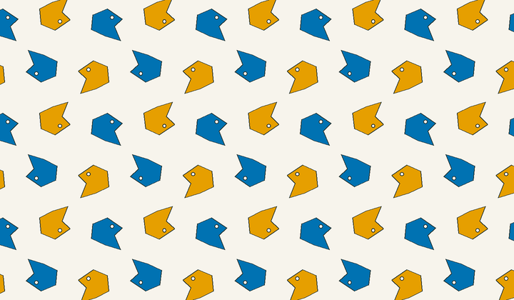 Static perfect 2-colouring for group g59: asymmetric motifs carry phase colours for Conway type 22×/2222.