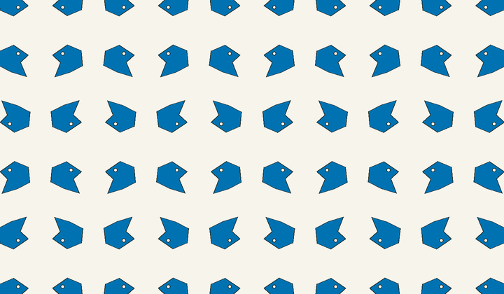 Static perfect 1-colouring for group g68: asymmetric motifs carry phase colours for Conway type 2*22.