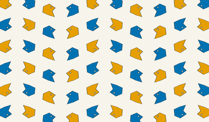 Static perfect 2-colouring for group g67: asymmetric motifs carry phase colours for Conway type 22*/22×.