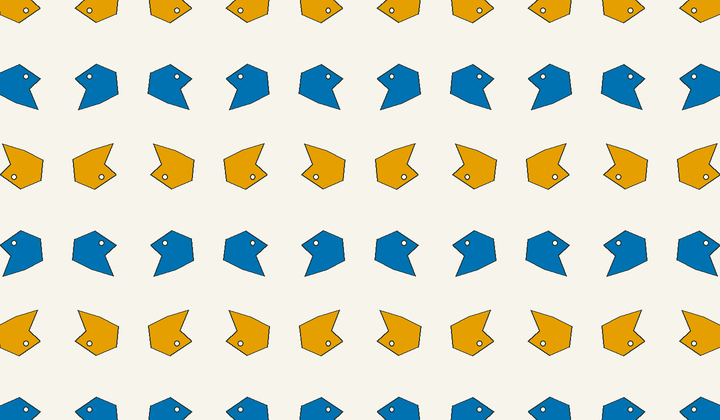 Static perfect 2-colouring for group g70: asymmetric motifs carry phase colours for Conway type 2*22/*×.
