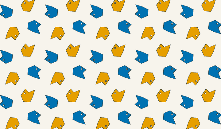 Static perfect 2-colouring for group g95: asymmetric motifs carry phase colours for Conway type 442/2222.