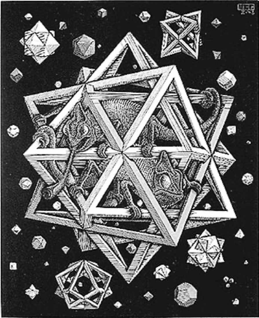 M. C. Escher, Stars, 1948
