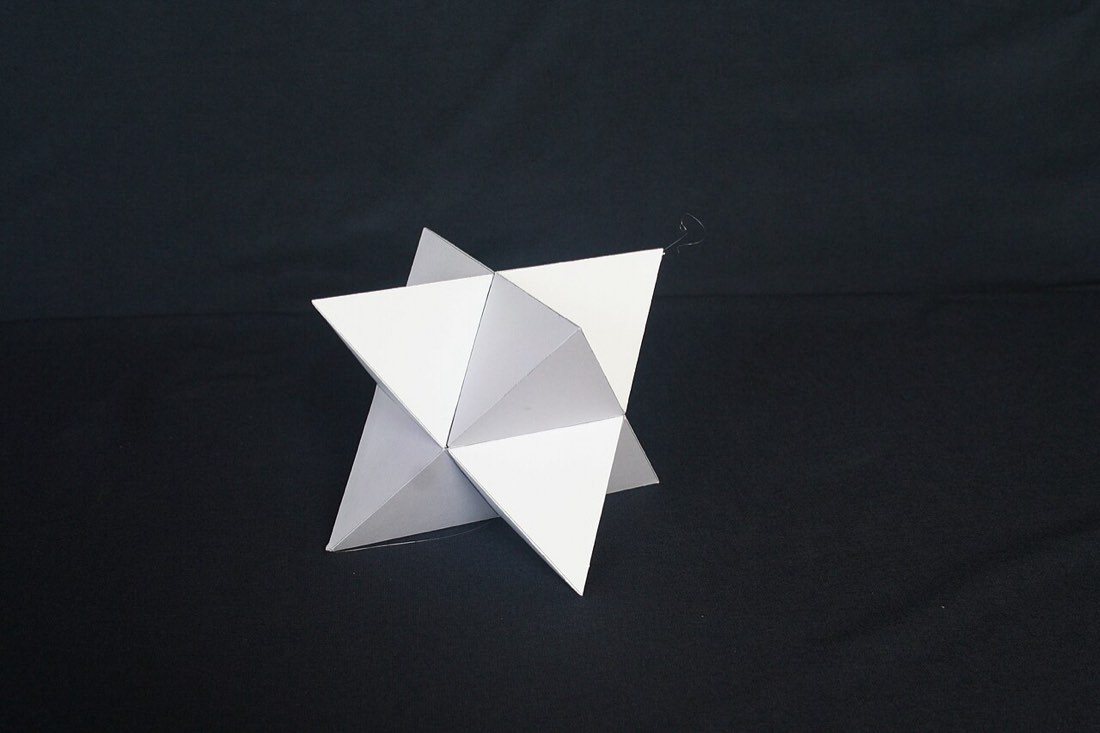 Teaching model of the stella octangula