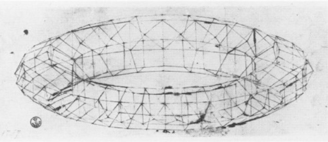 Uccello's perspective study of a mazzocchio